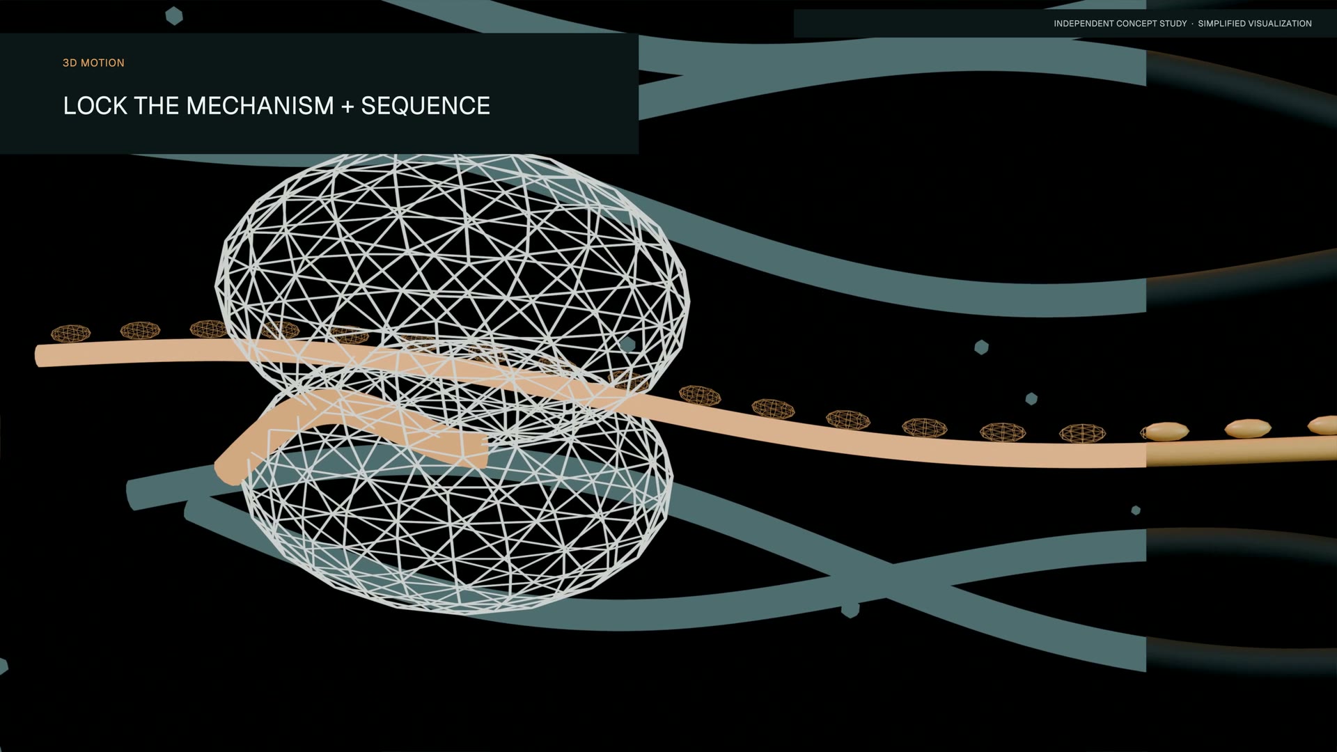 Process film frame: the translation scene as a wireframe scaffold